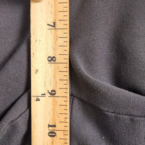 Title Nine “Kate” Pants Women’s SZ 8 Black Straight Leg Stretch Rayon Blend EUC - Picture 14 of 16